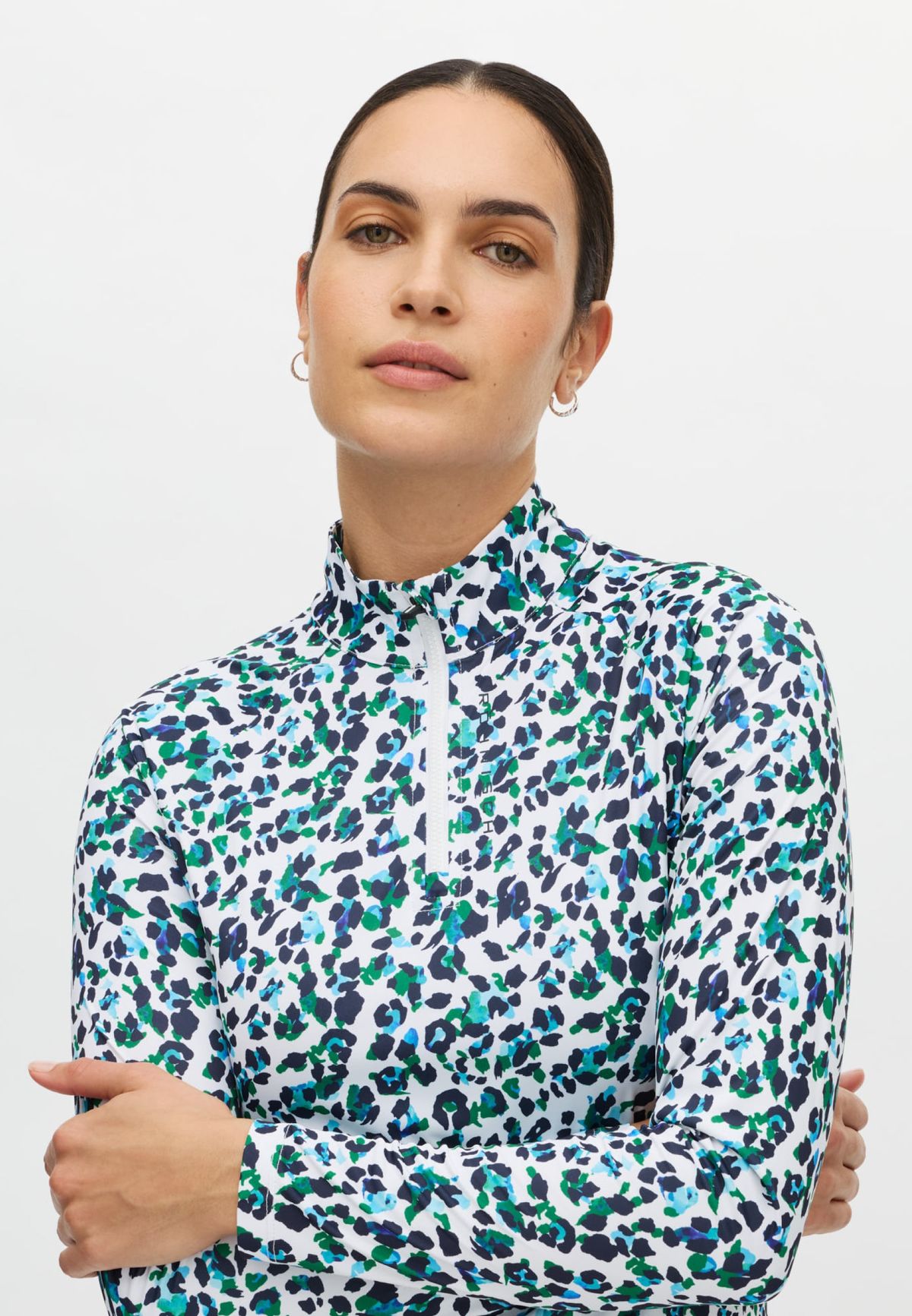 Addy Long Sleeve, Leo Blue/Green