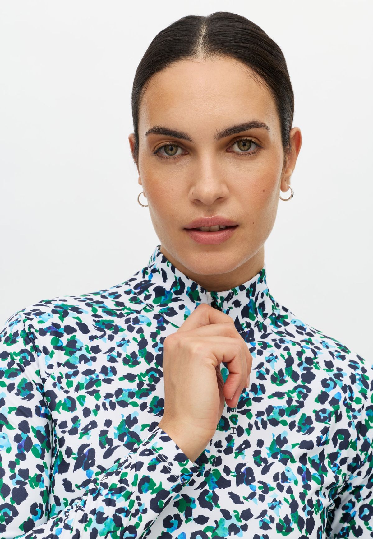 Addy Long Sleeve, Leo Blue/Green