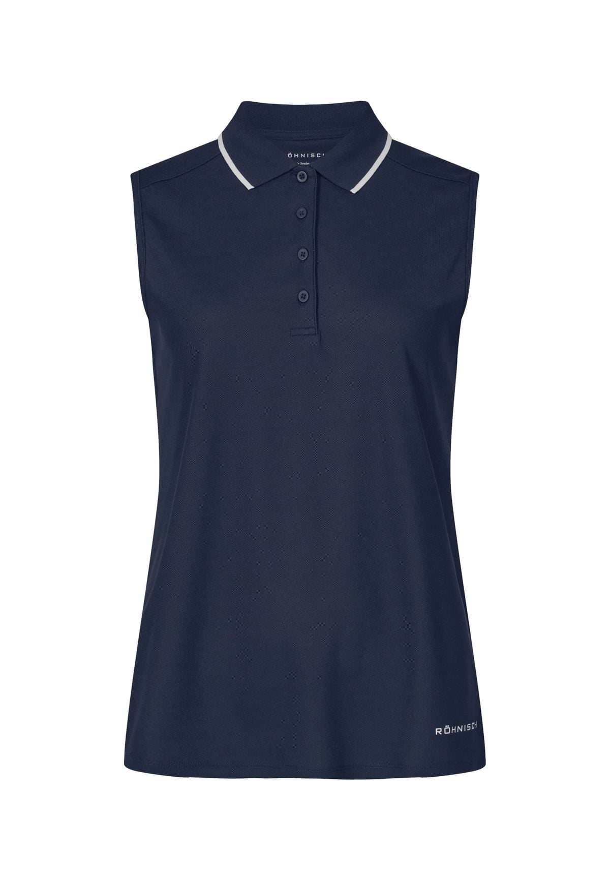 Miriam Sleeveless Poloshirt, Navy