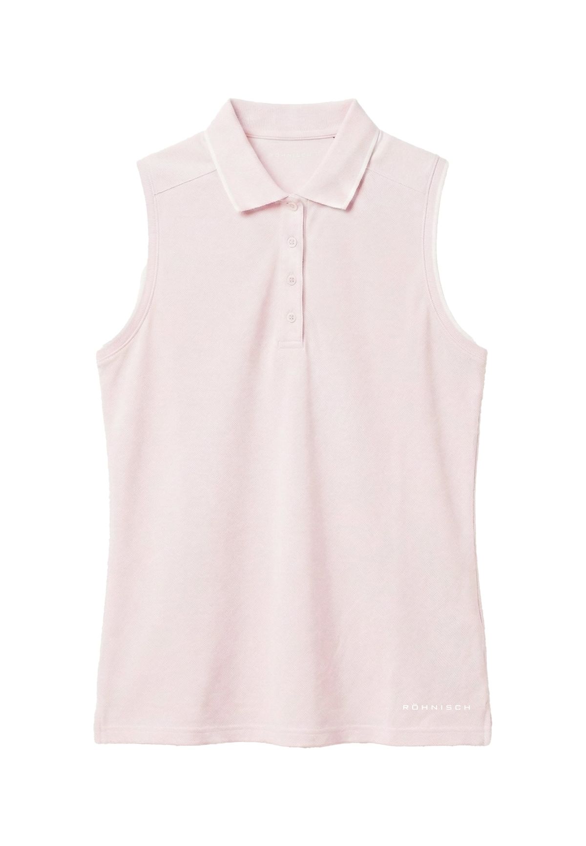 Miriam Sleeveless Poloshirt, Cradle Pink