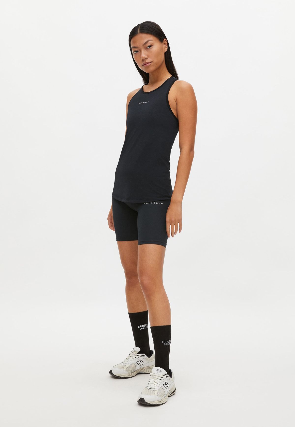Solid Court Racerback, Black