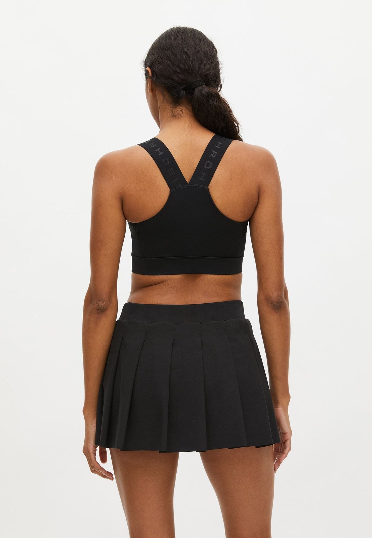 Bounce Pleated Skort, Black