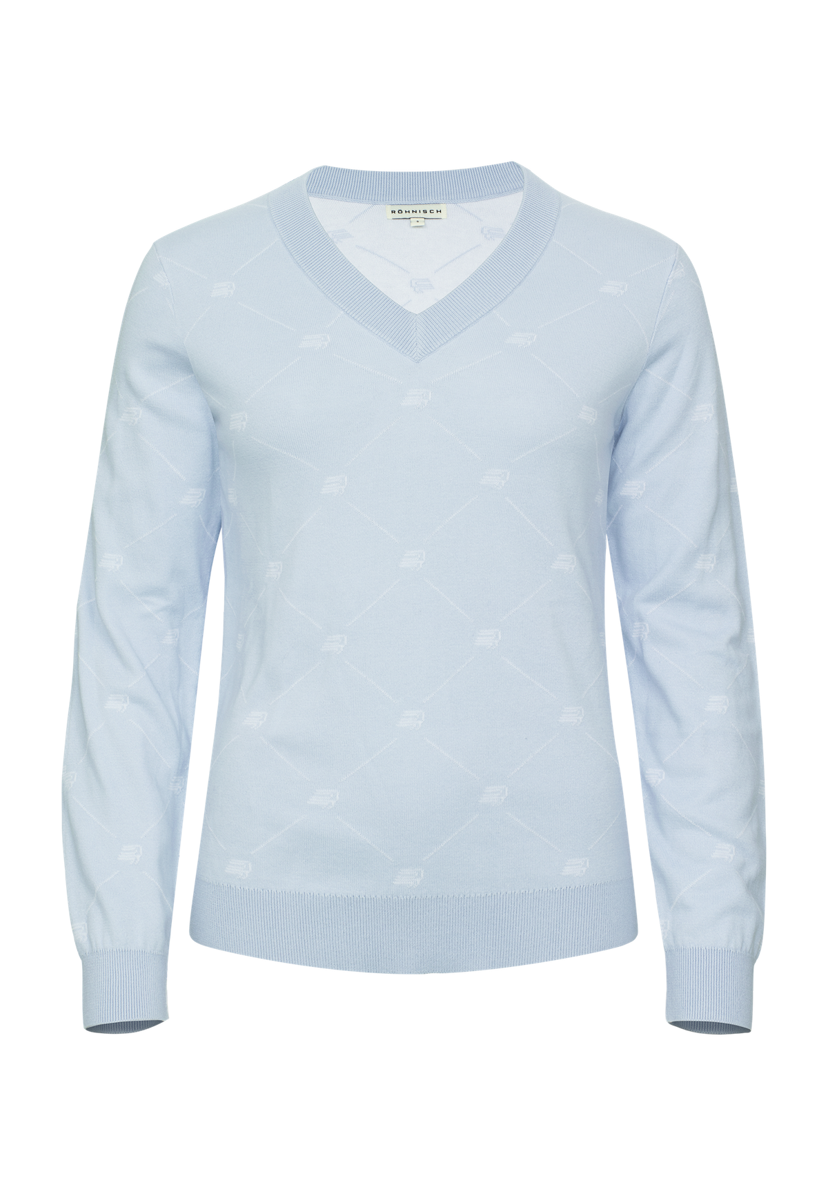 Adele Knitted Sweater, R Check Skyway