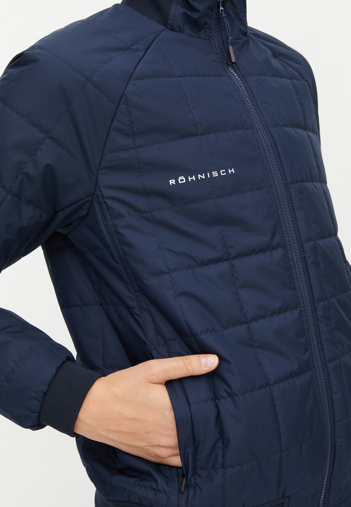 Frosty Quilt Jacket, Navy