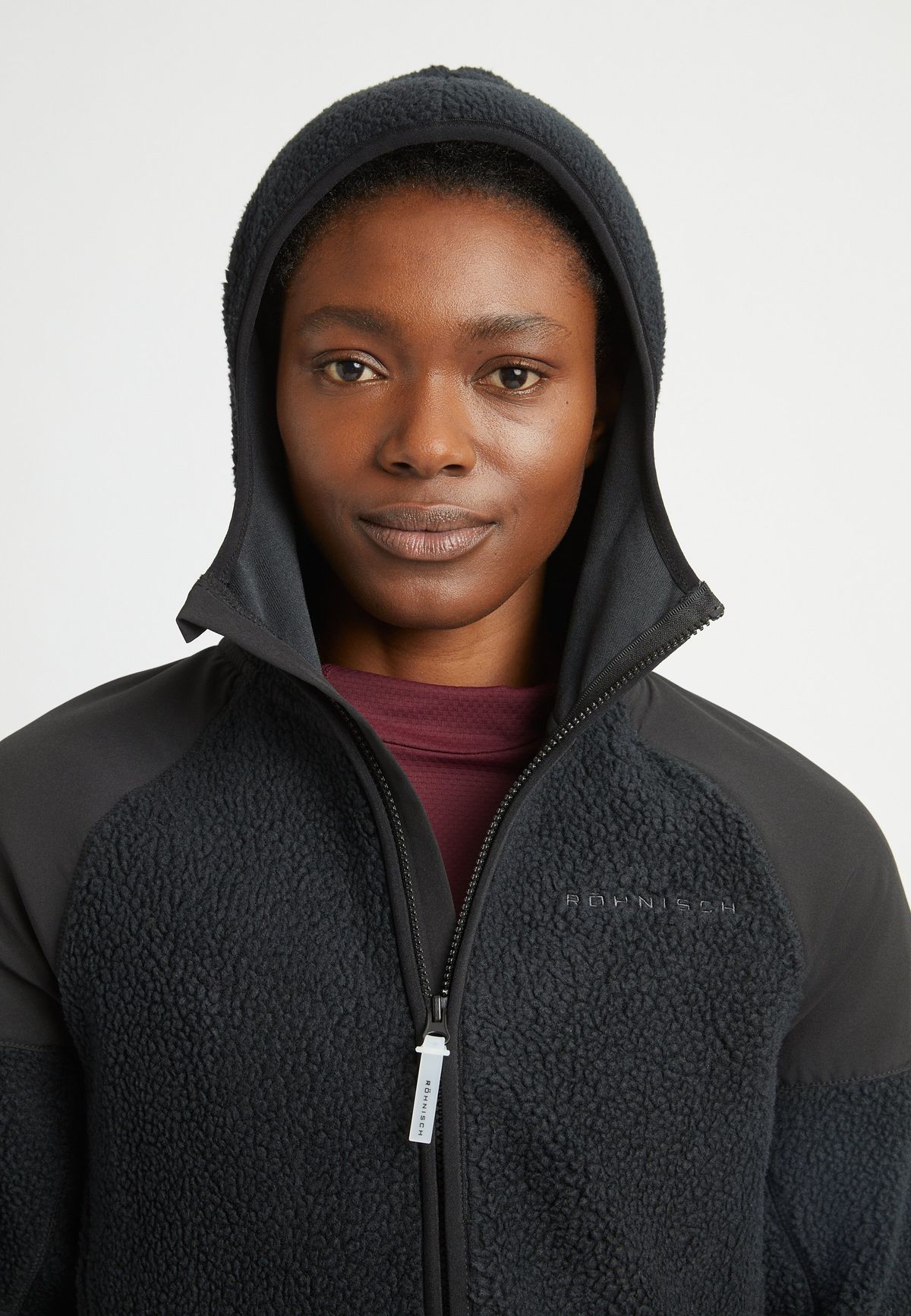 Wazzi Pile Hoodie, Black