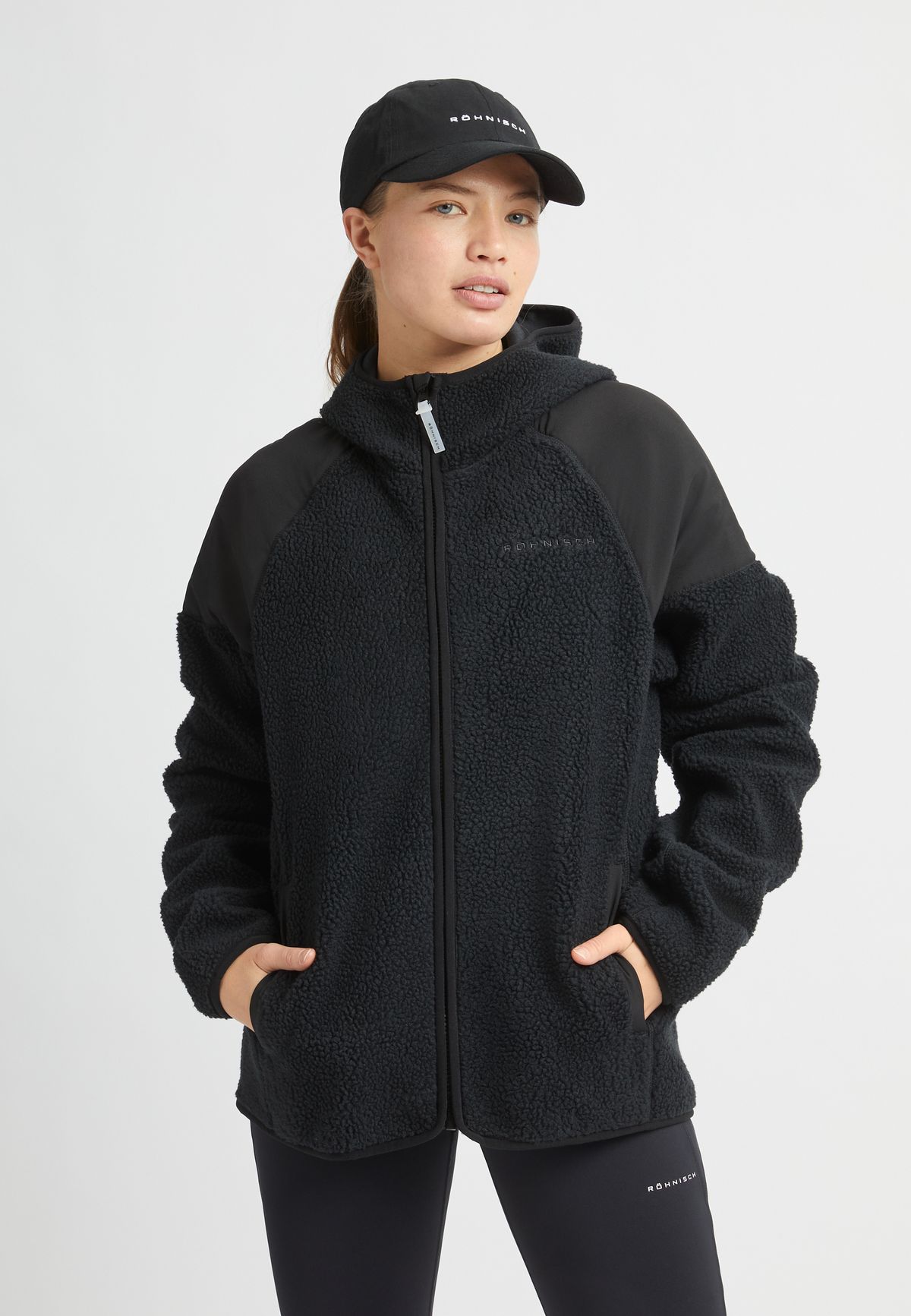 Wazzi Pile Hoodie, Black