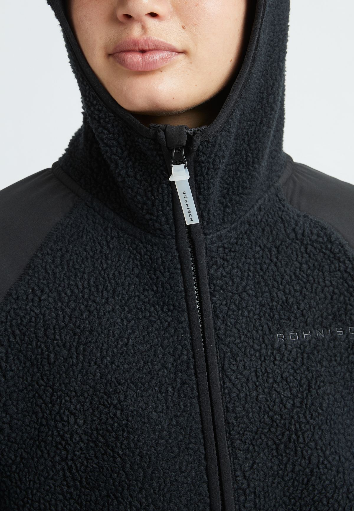 Wazzi Pile Hoodie, Black