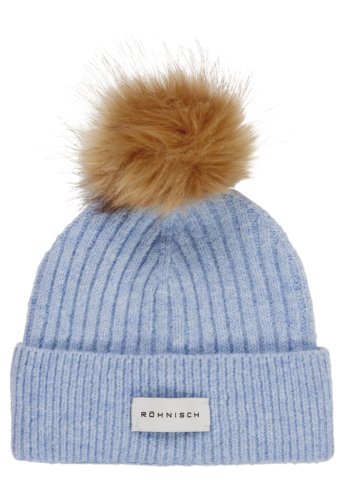 Pom Rib Beanie, Skyway