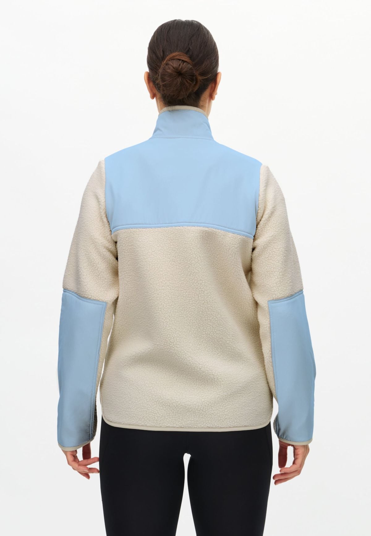 Phoebe Blocked Pile Jacket, Skyway
