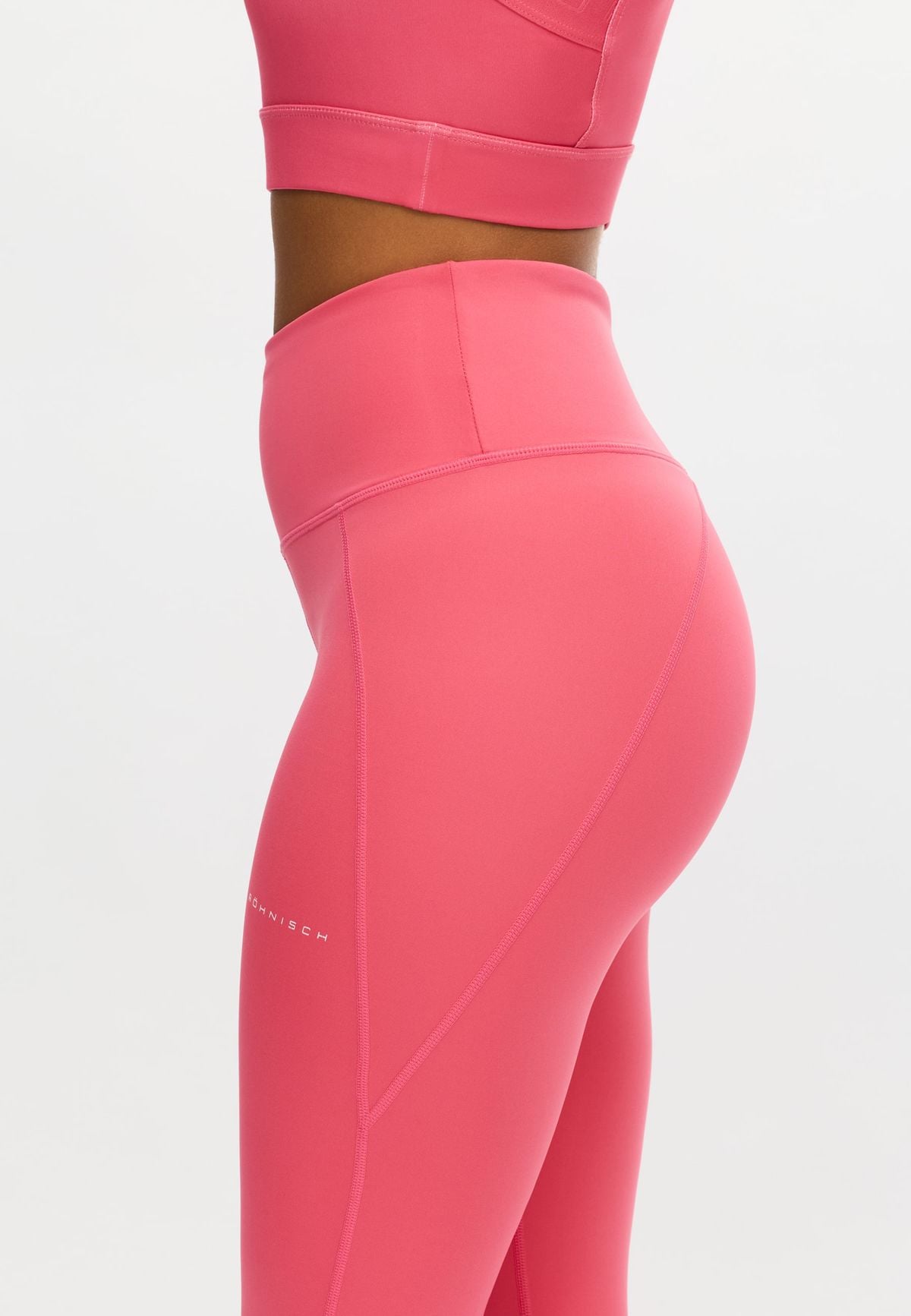 Flattering High Waist Tights, Fruit Dove