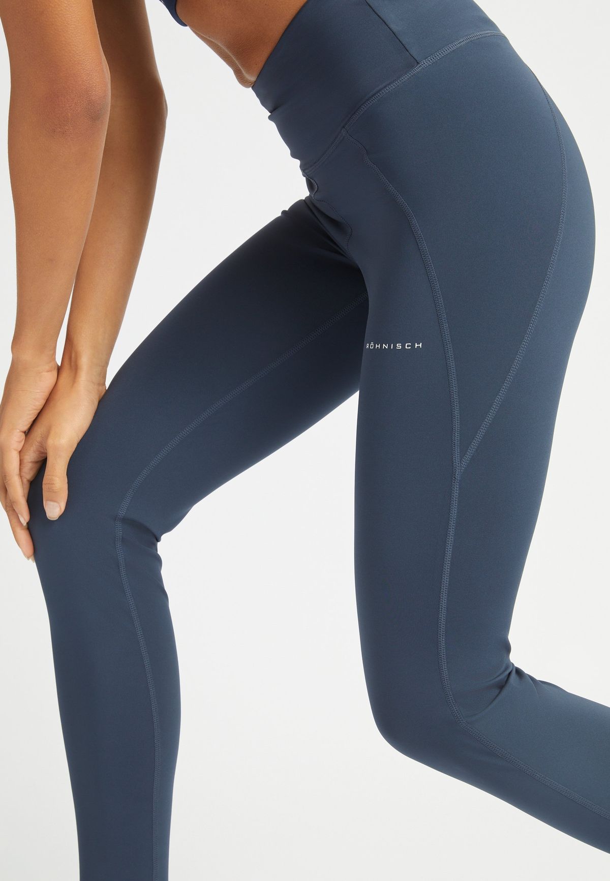 Flattering High Waist Tights, Space Navy