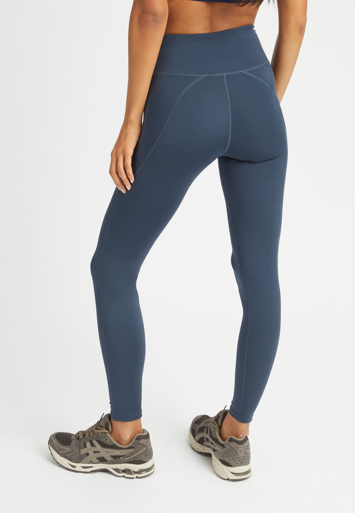 Flattering High Waist Tights, Space Navy