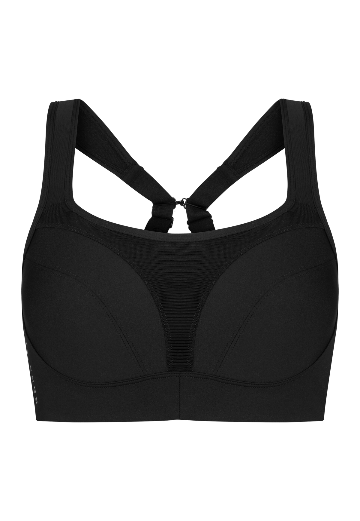 High Support Sportsbra D-cup, Black