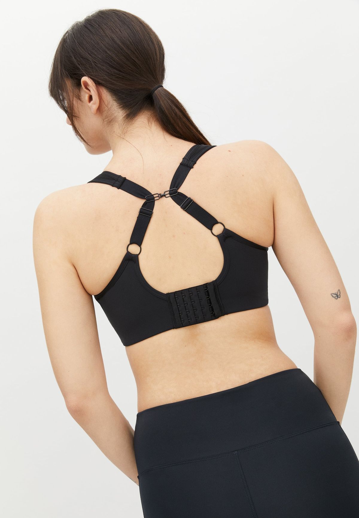 High Support Sportsbra E-cup, Black