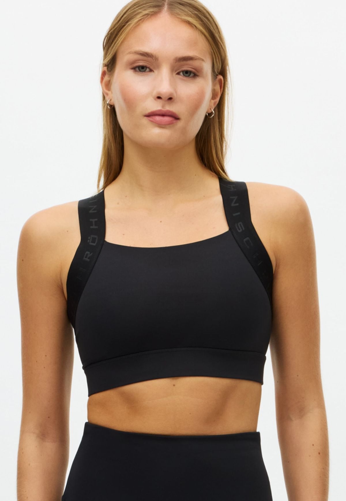 Kay Sports Bra, Black/Black