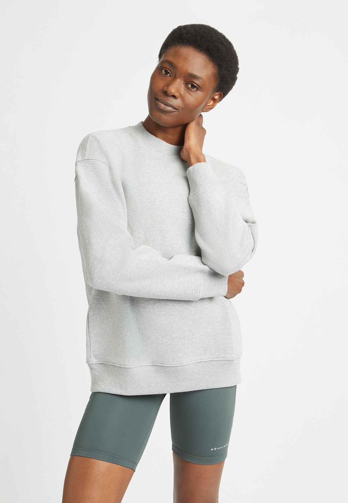 Iconic Sweatshirt, Grey Melange