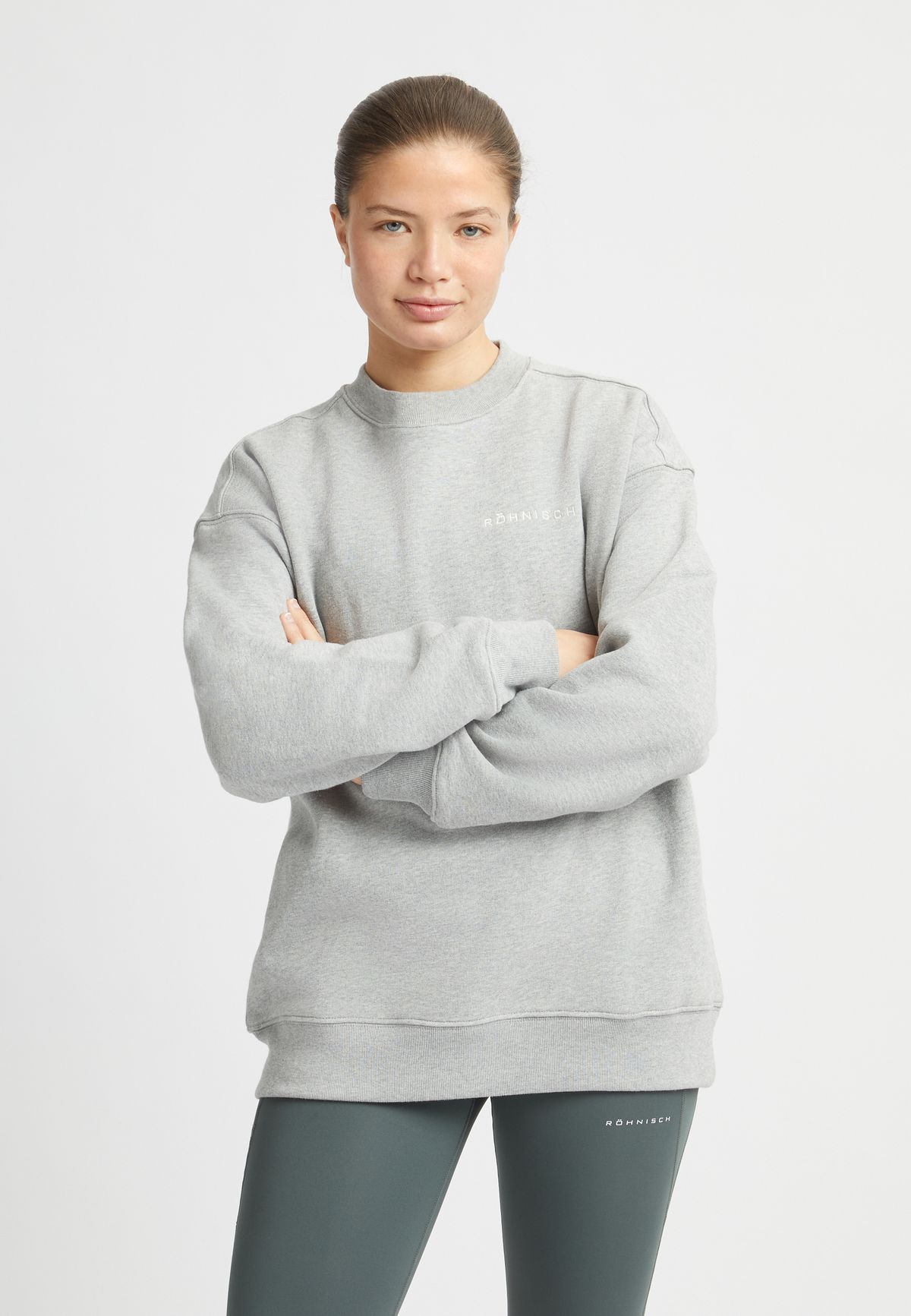 Iconic Sweatshirt, Grey Melange