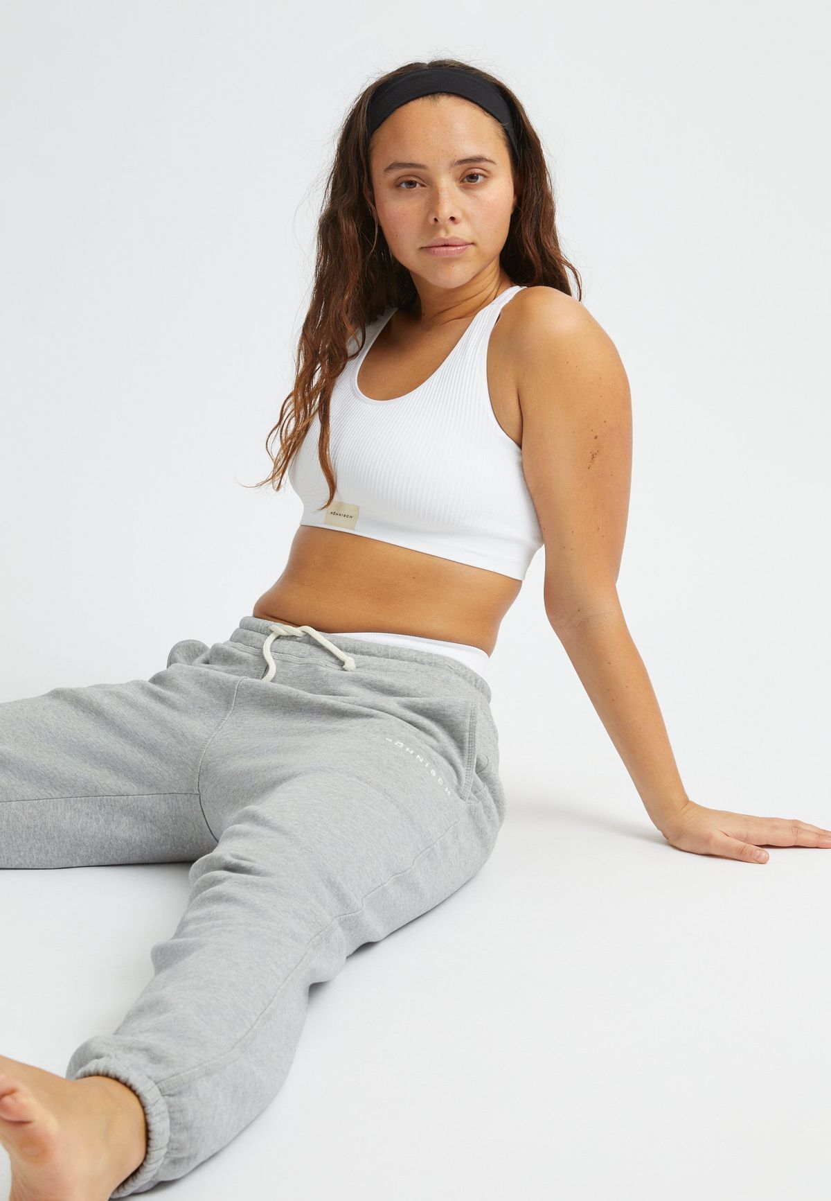 Iconic Sweatpants, Grey Melange