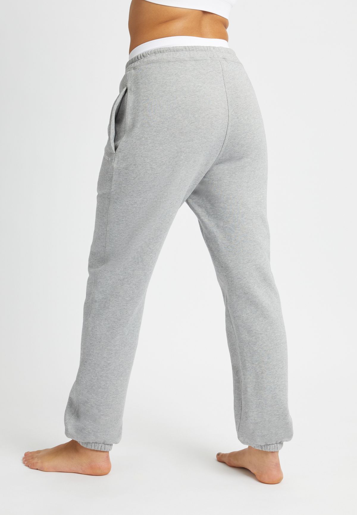 Iconic Sweatpants, Grey Melange