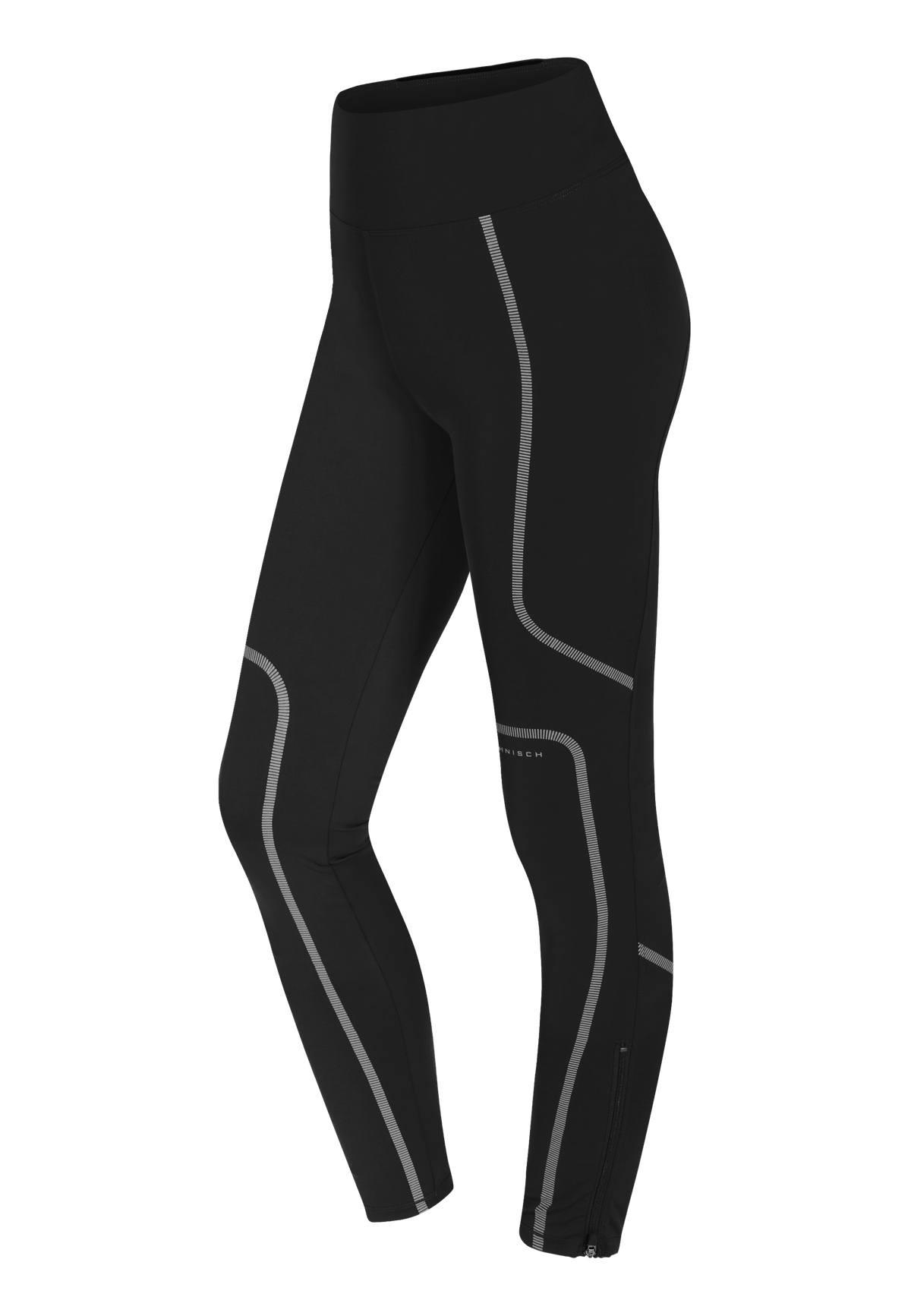 Shape Reflective Tights, Black