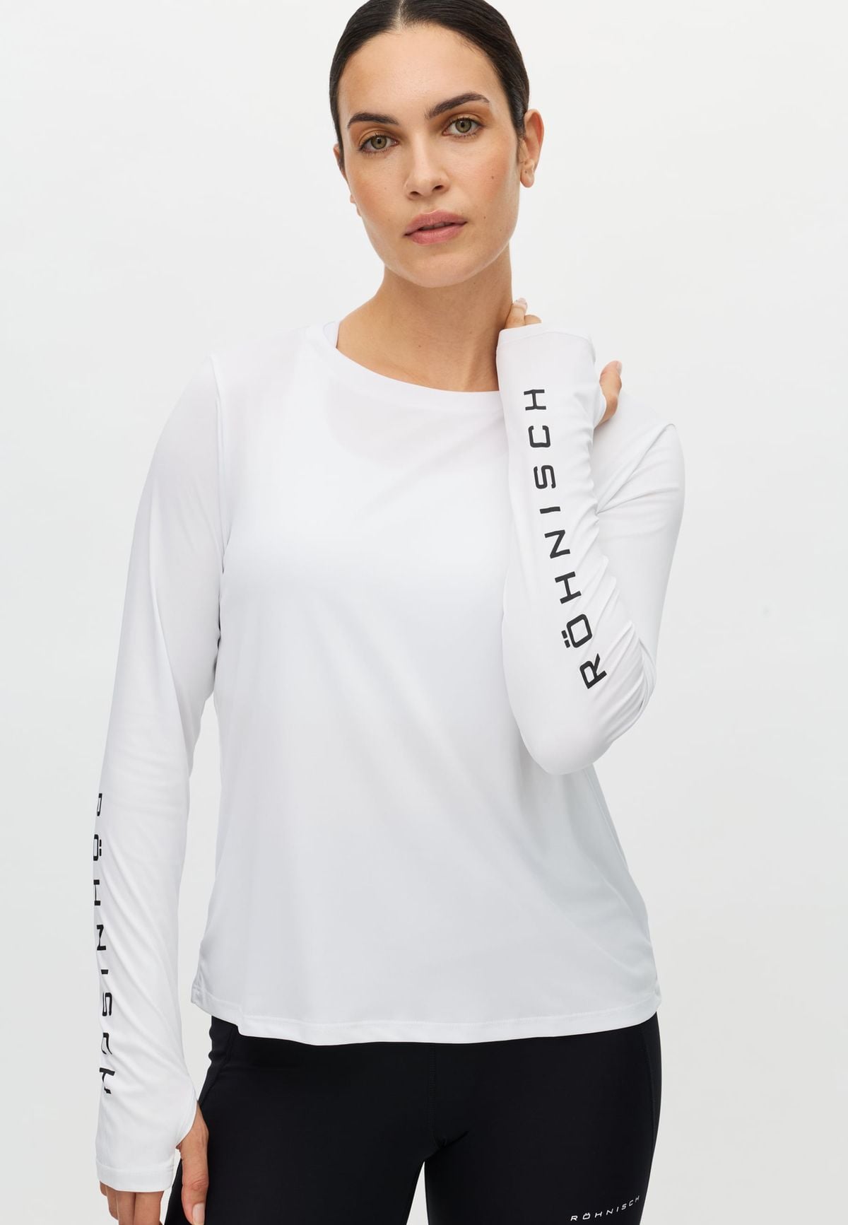 Team Logo Long Sleeve, White