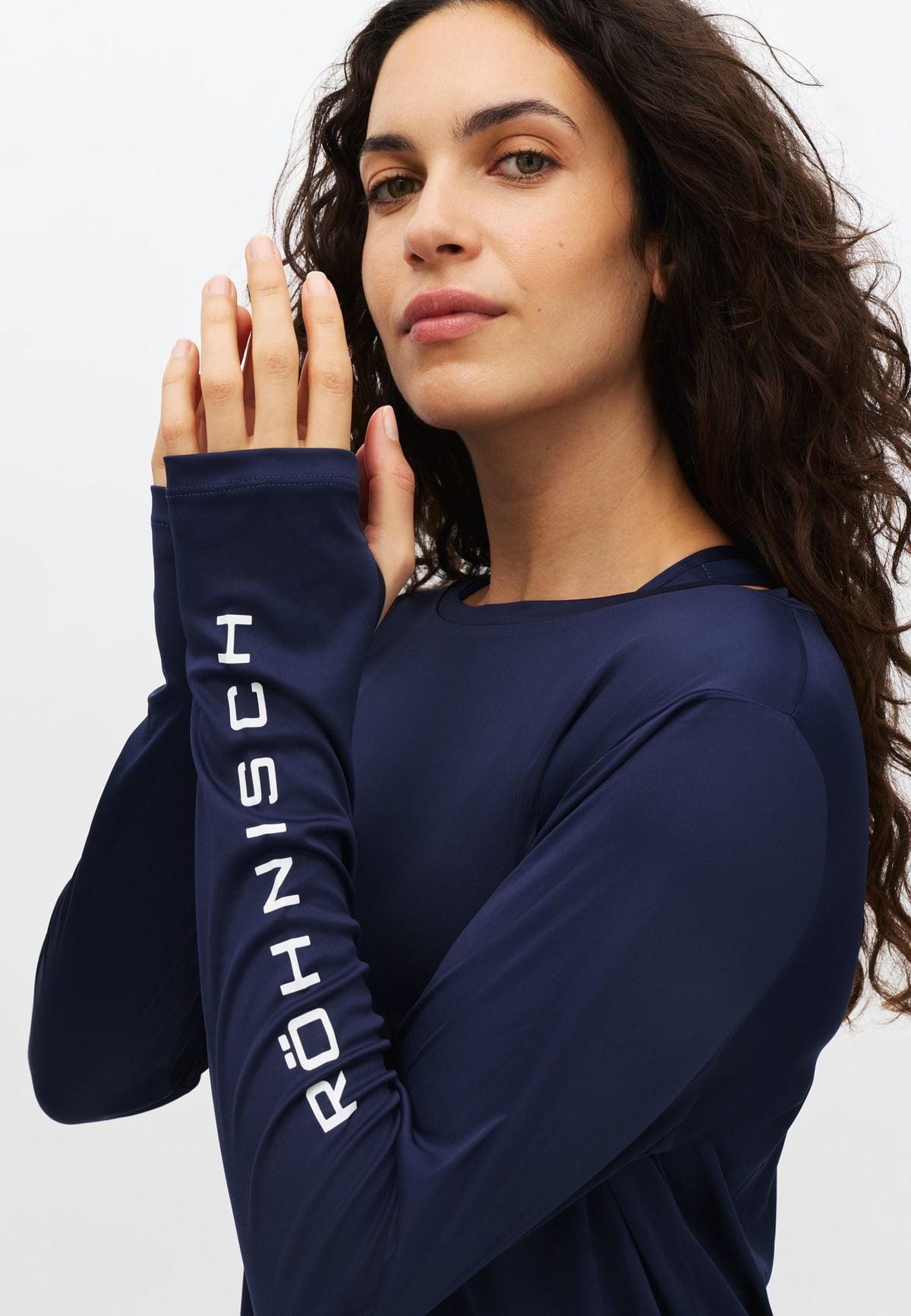 Team Logo Long Sleeve, Indigo
