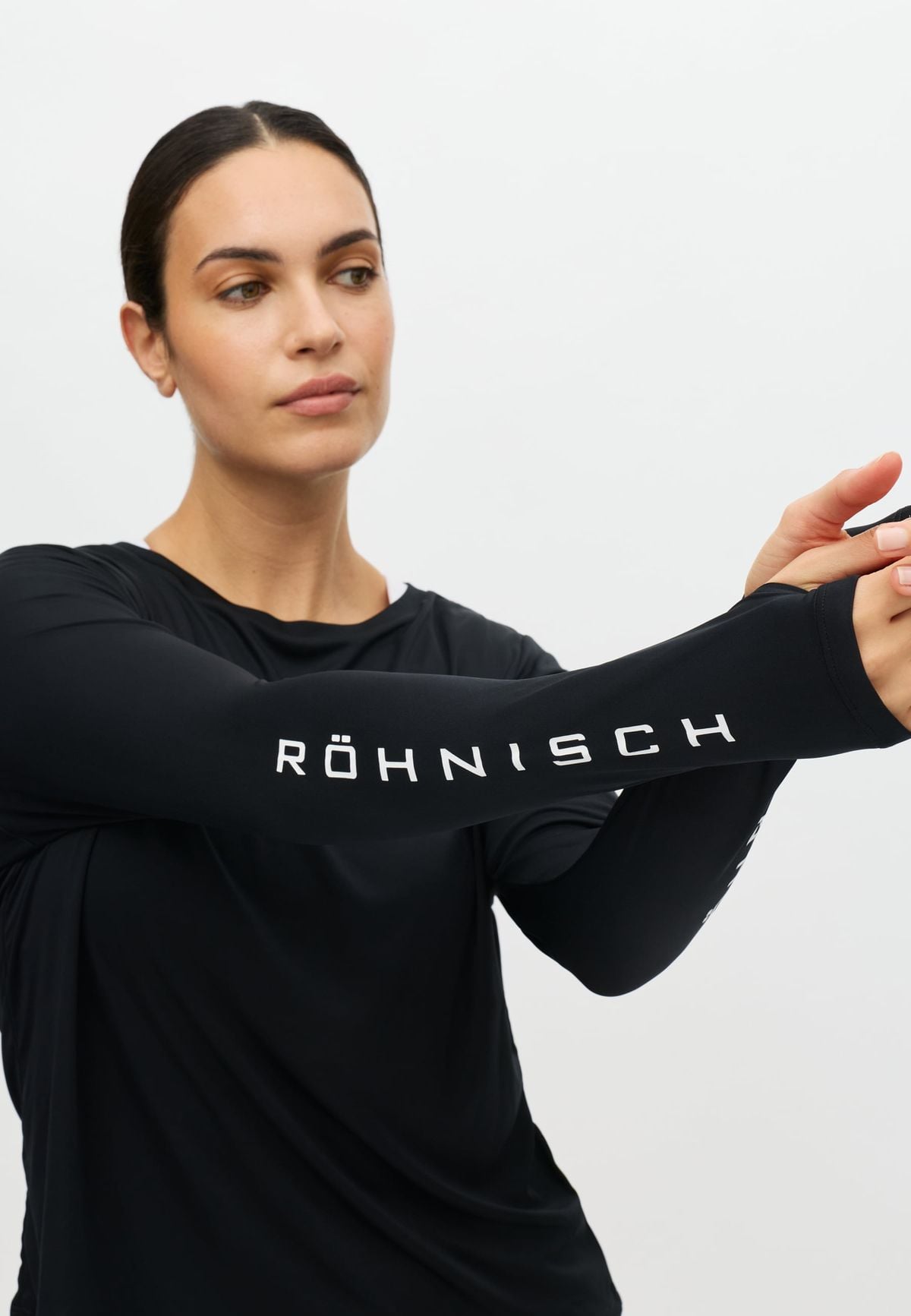 Team Logo Long Sleeve, Black