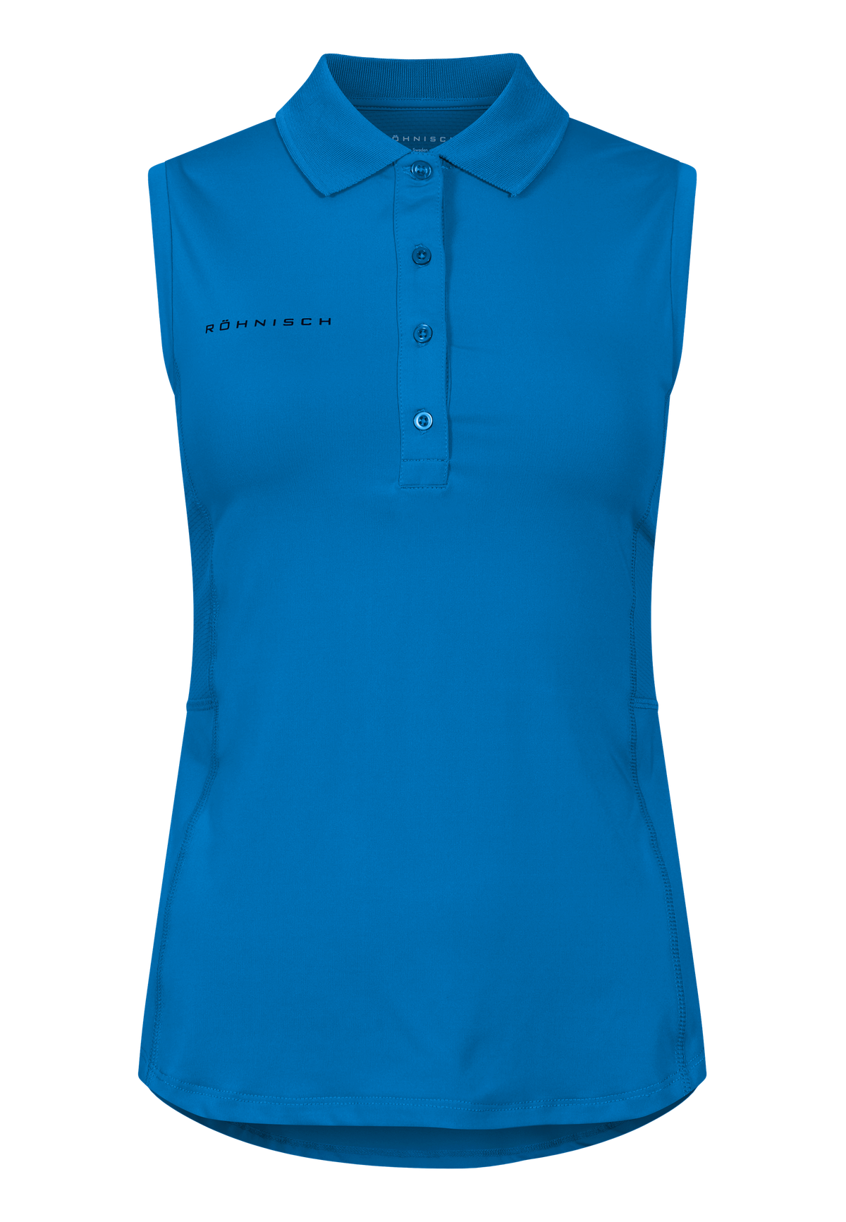 Nicky Sleeveless Poloshirt, French Blue