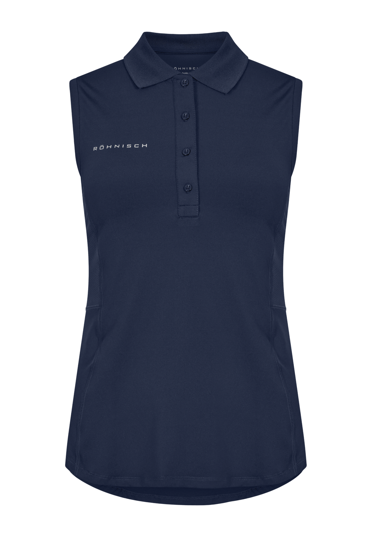 Nicky Sleeveless Poloshirt, Navy