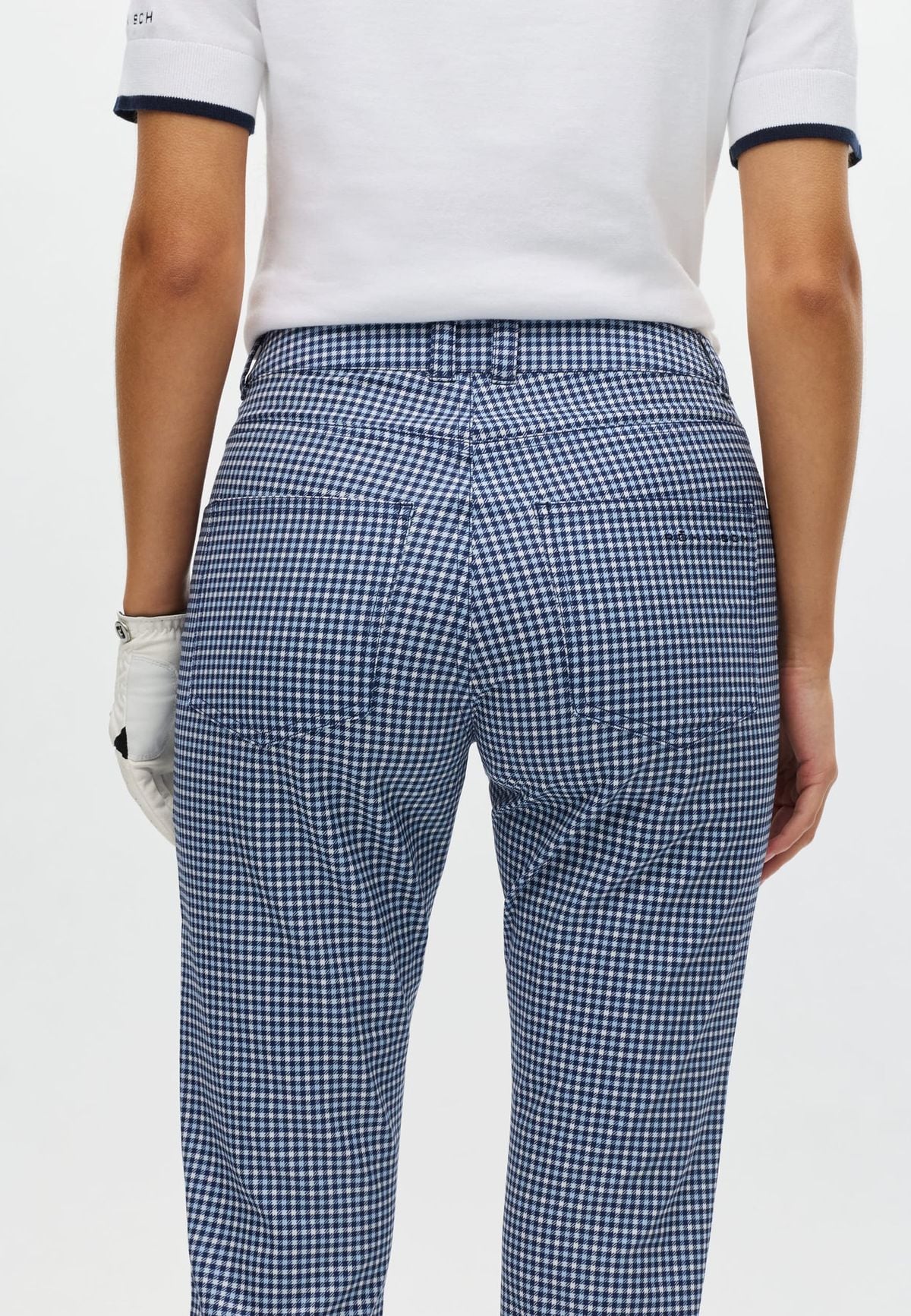 Chie Comfort Pants 30, Minicheck Skyway