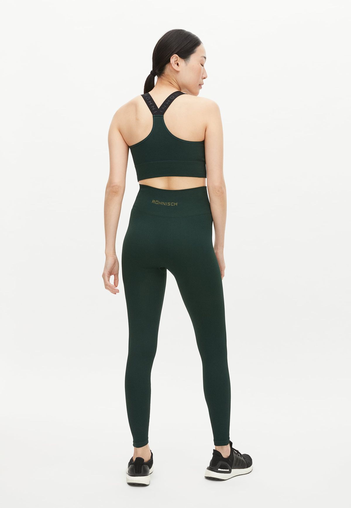 Seamless Rib Tights, Scarab