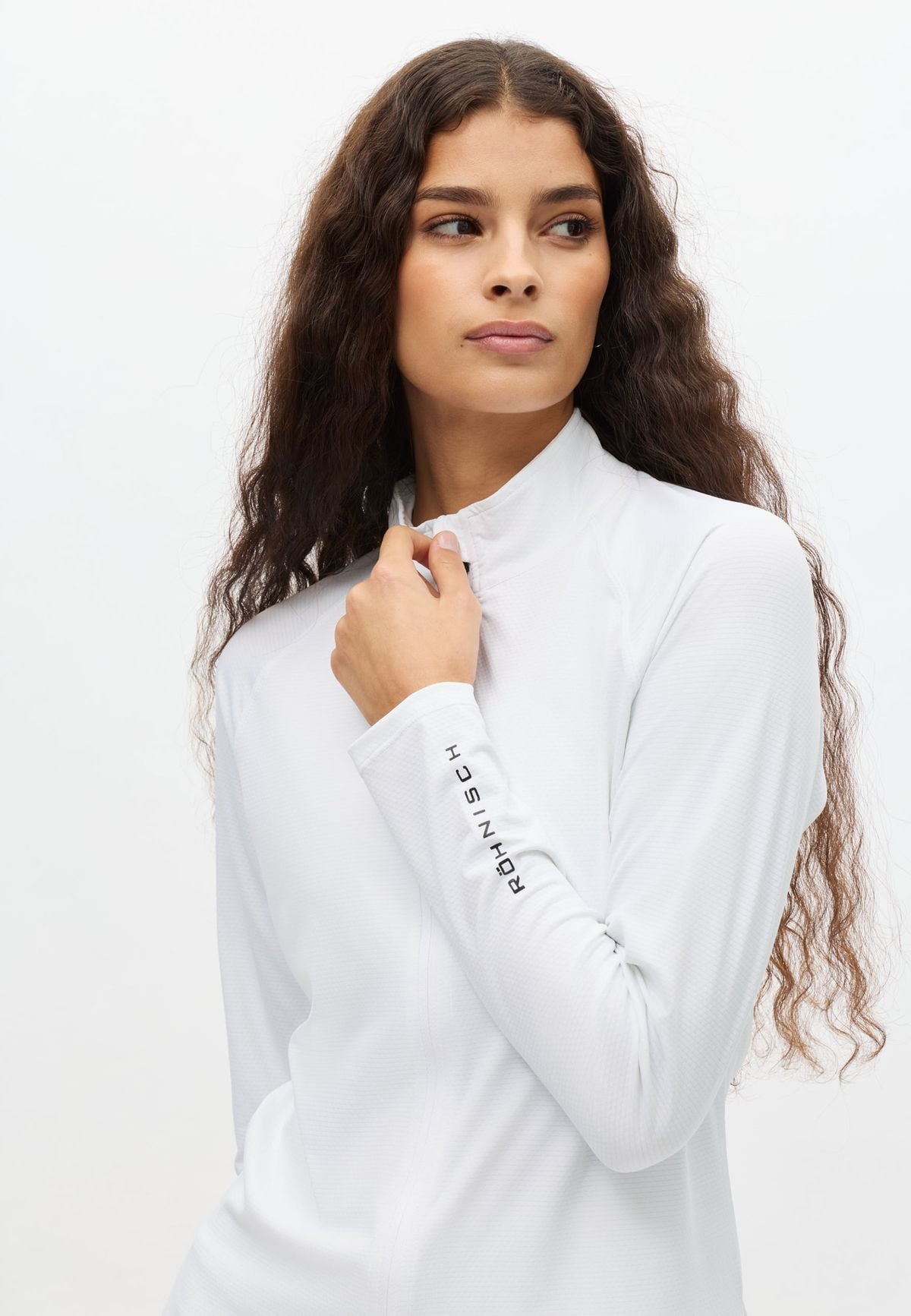Nicky Full Zip, White