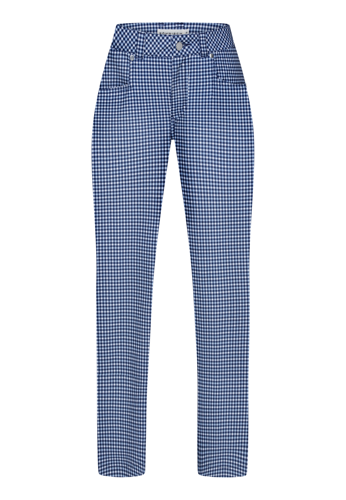 Chie Comfort Pants 32, Minicheck Skyway