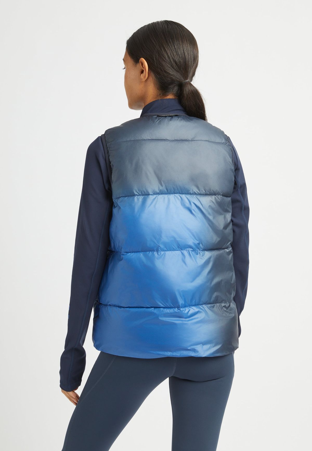 Arches Padded Vest, Tie Dye Print