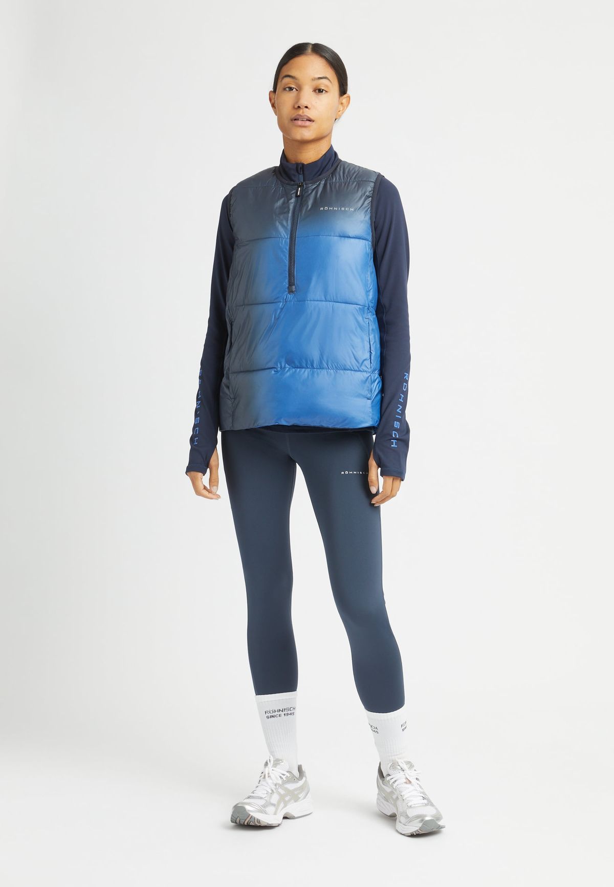 Arches Padded Vest, Tie Dye Print