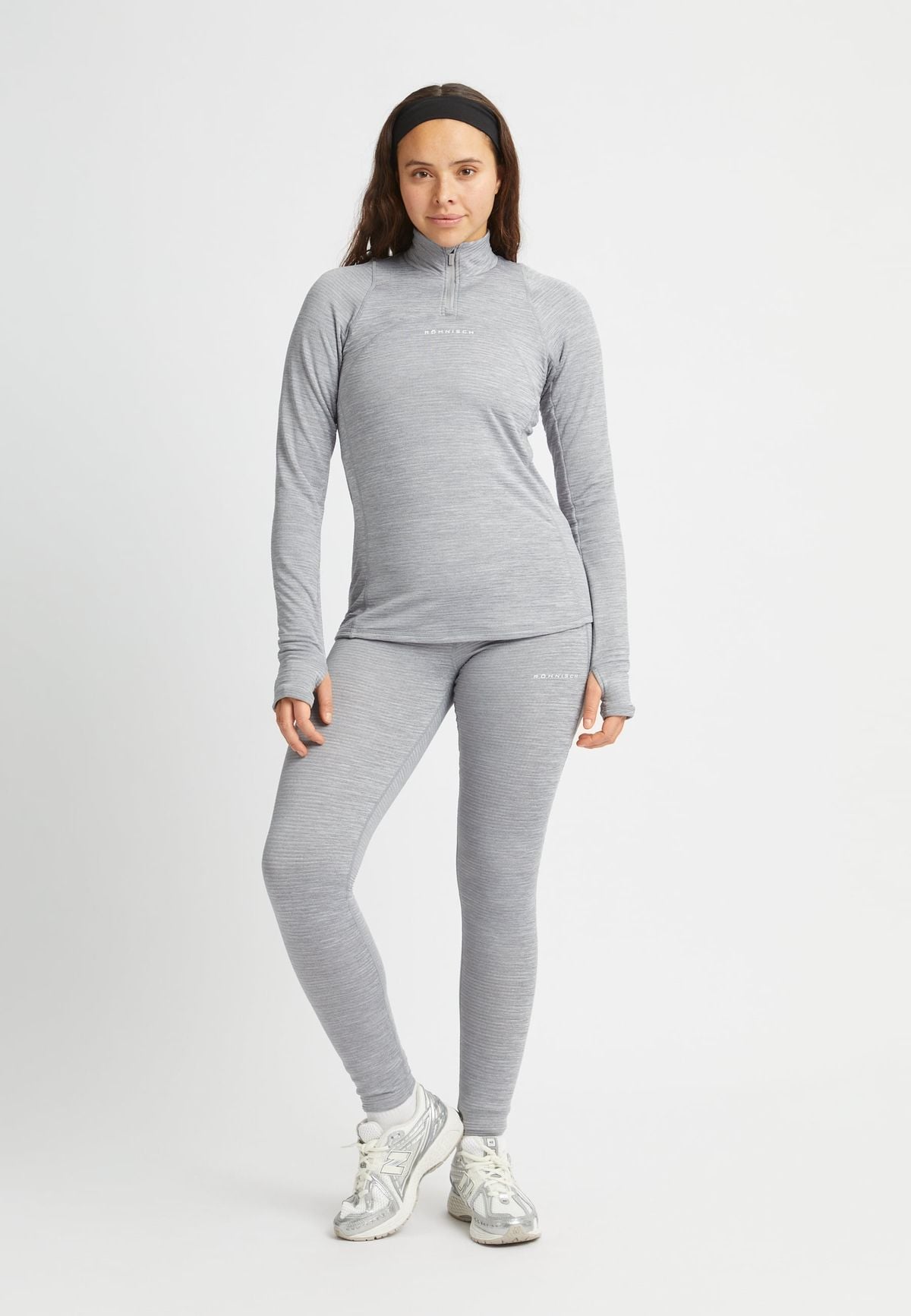 Insulate Thermo Half Zip, Grey Melange