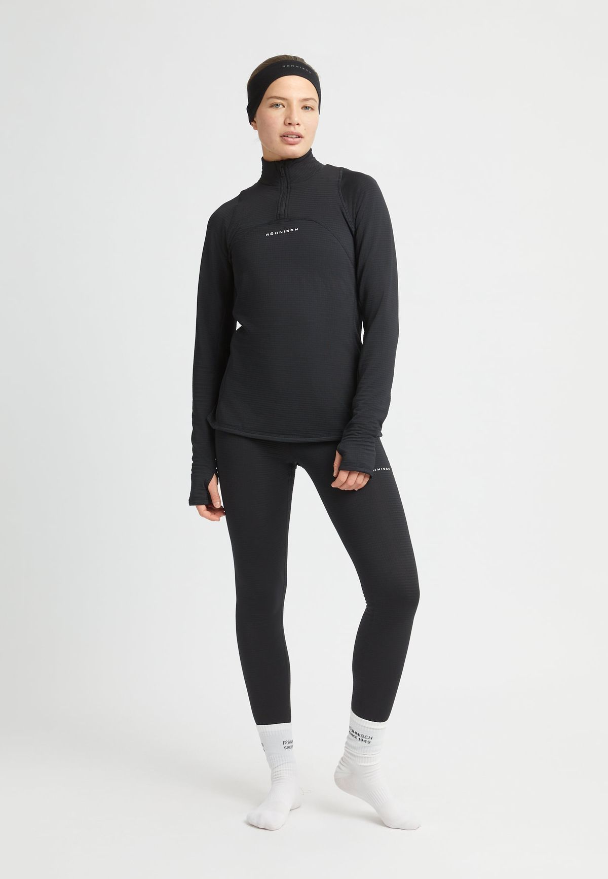 Insulate Thermo Half Zip, Black