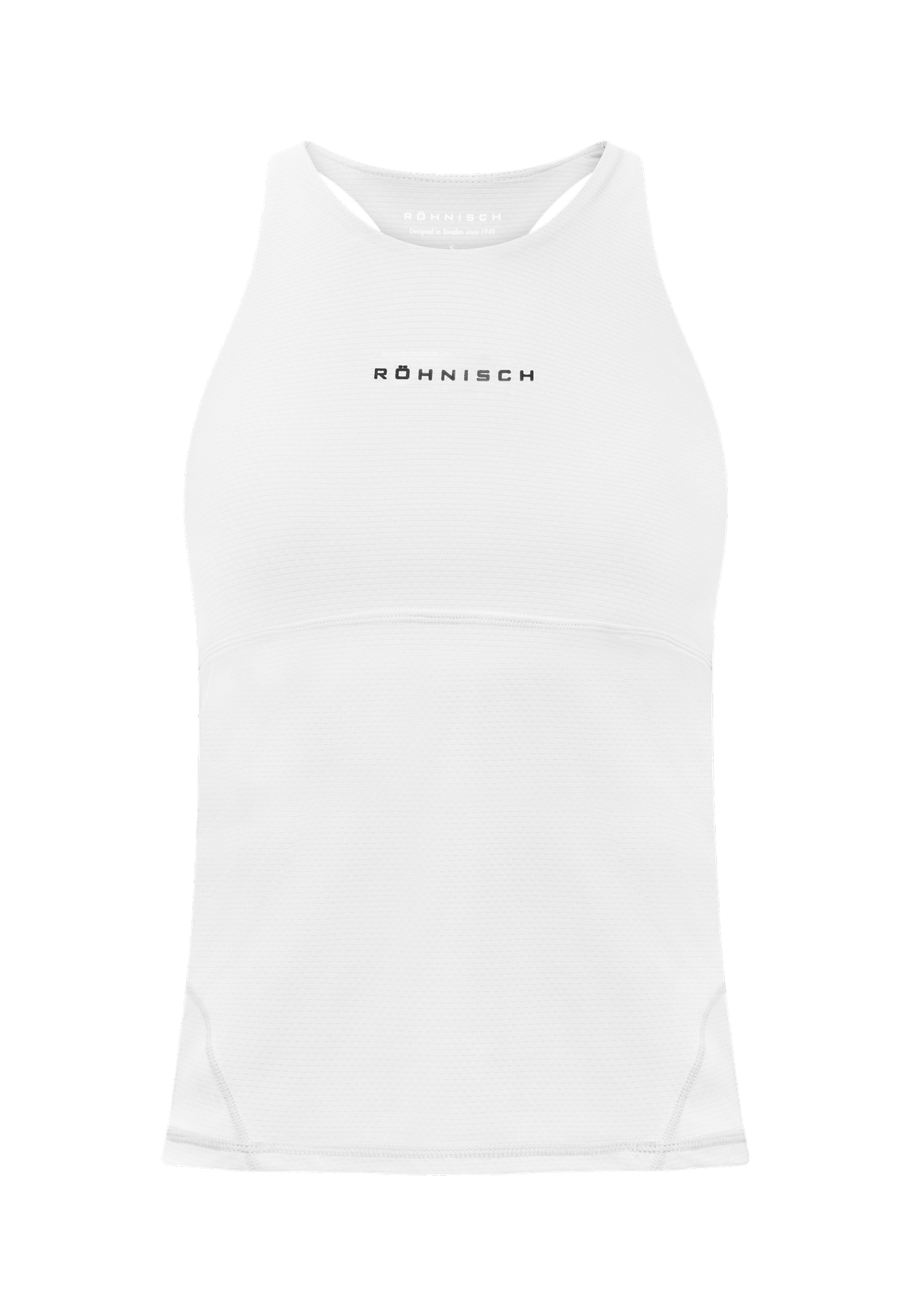 Jacquard Tank, White