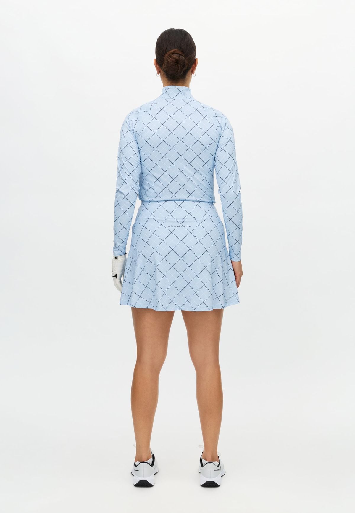 Luna Skort, Micro R Check Skyway