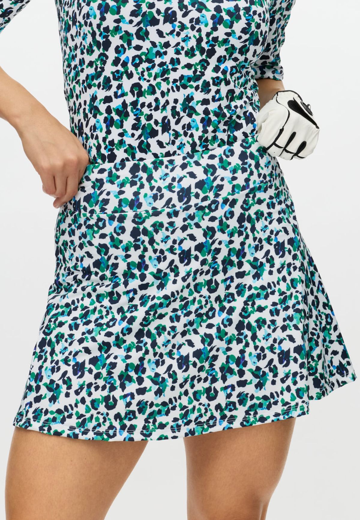 Luna Skort, Leo Blue/Green