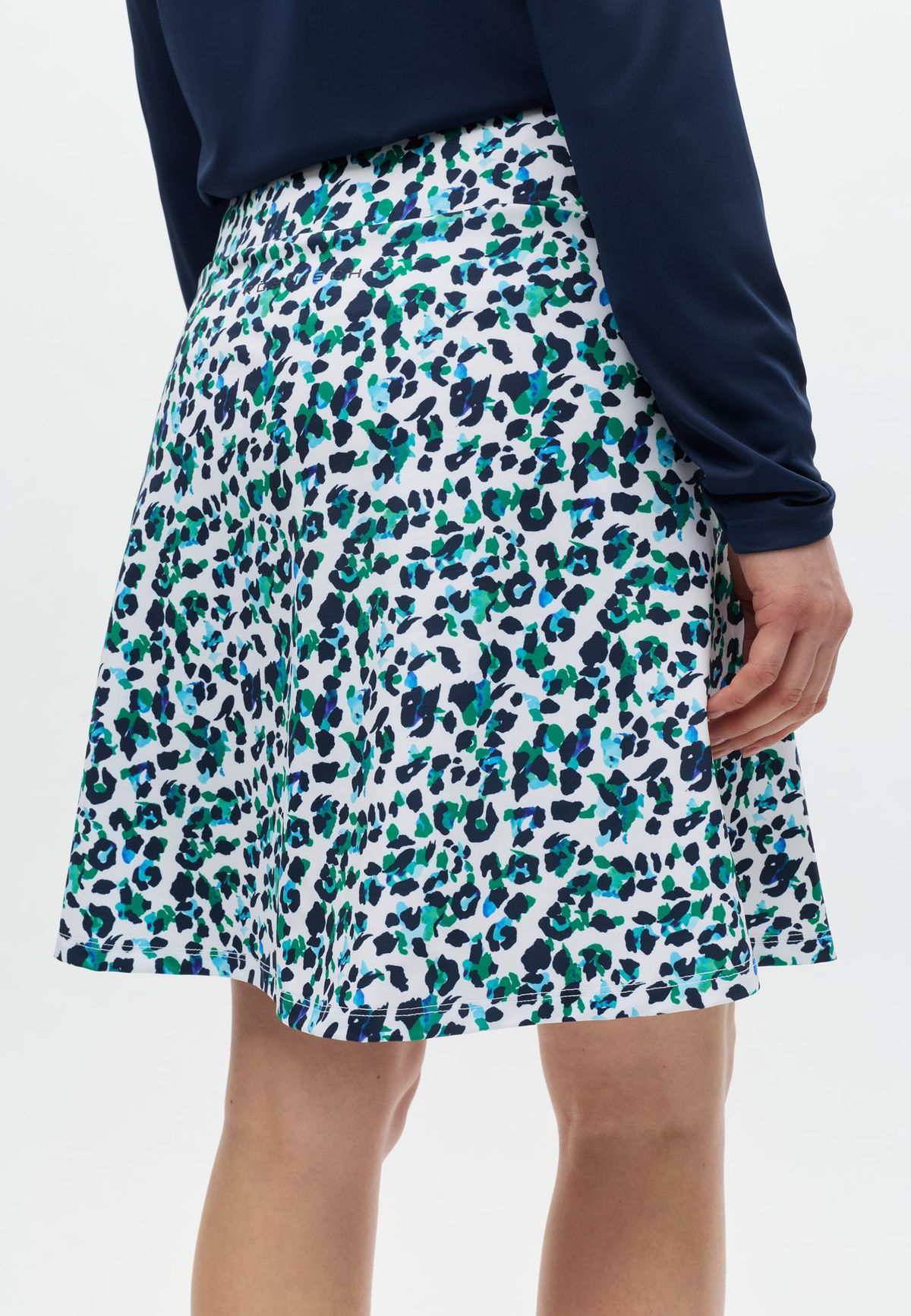 Luna Long Skort, Leo Blue/Green