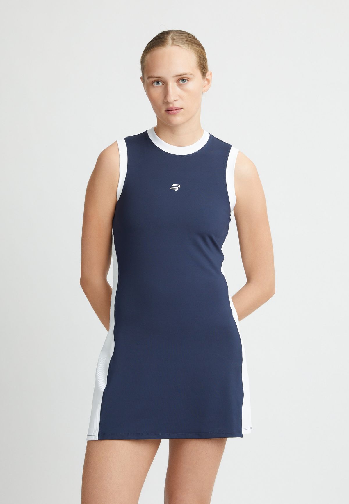 Eleonor Sleeveless Dress, Navy