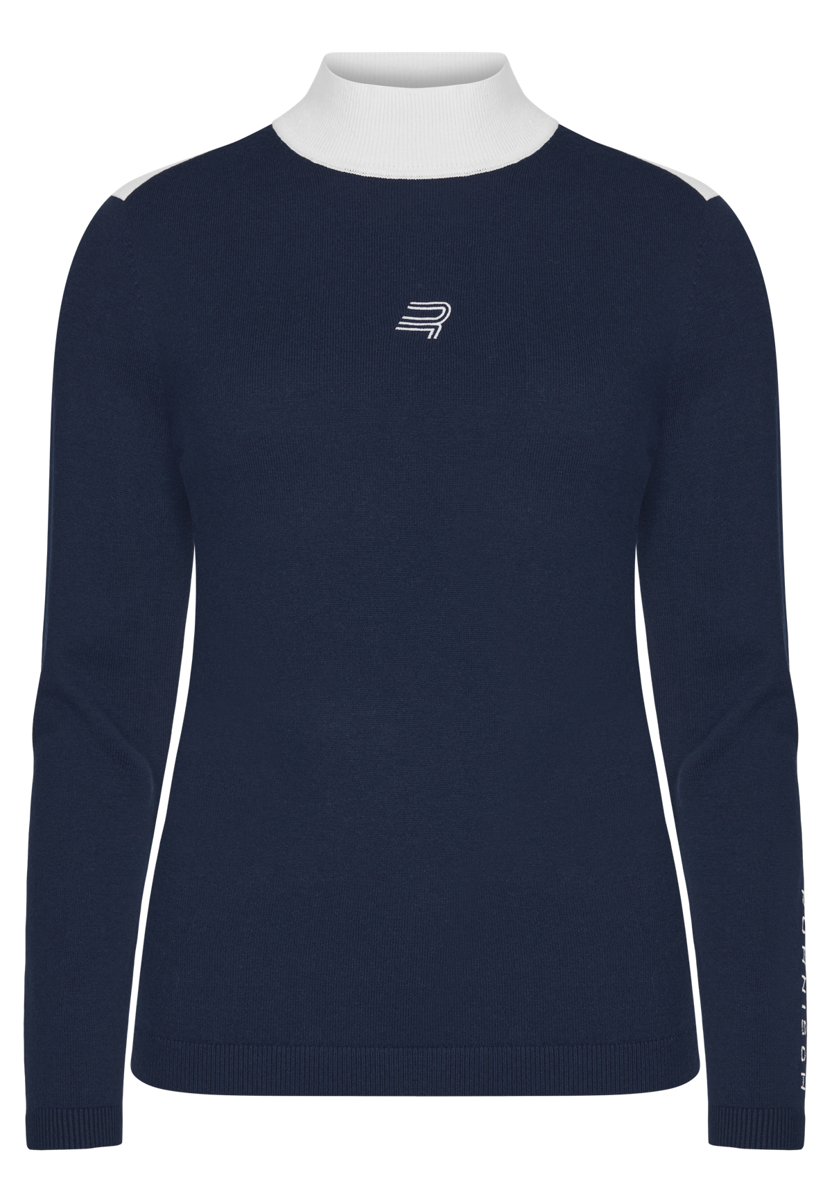 Ana Knitted Top, Navy