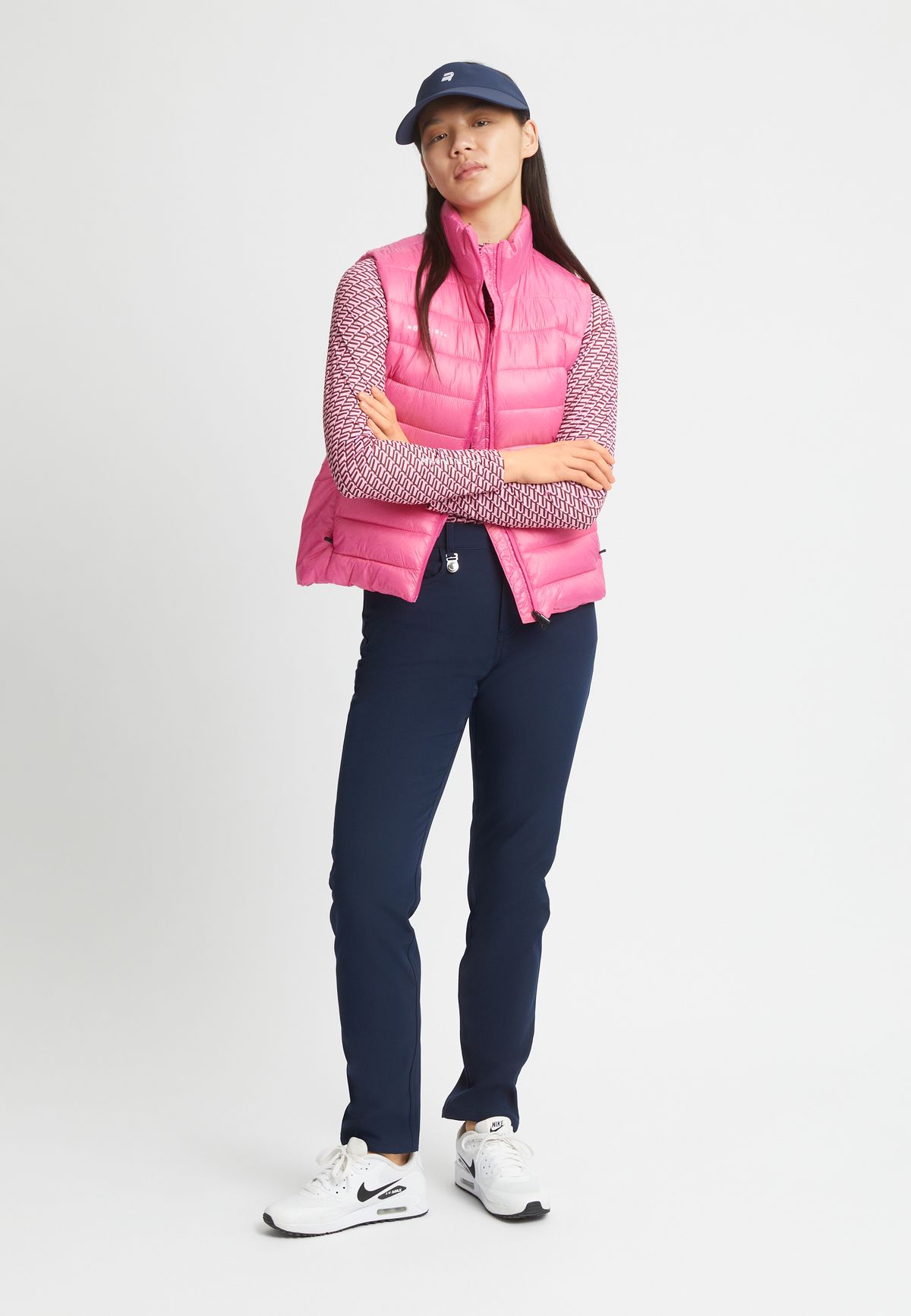 Airlite Golf Padded Vest, Carmine Rose