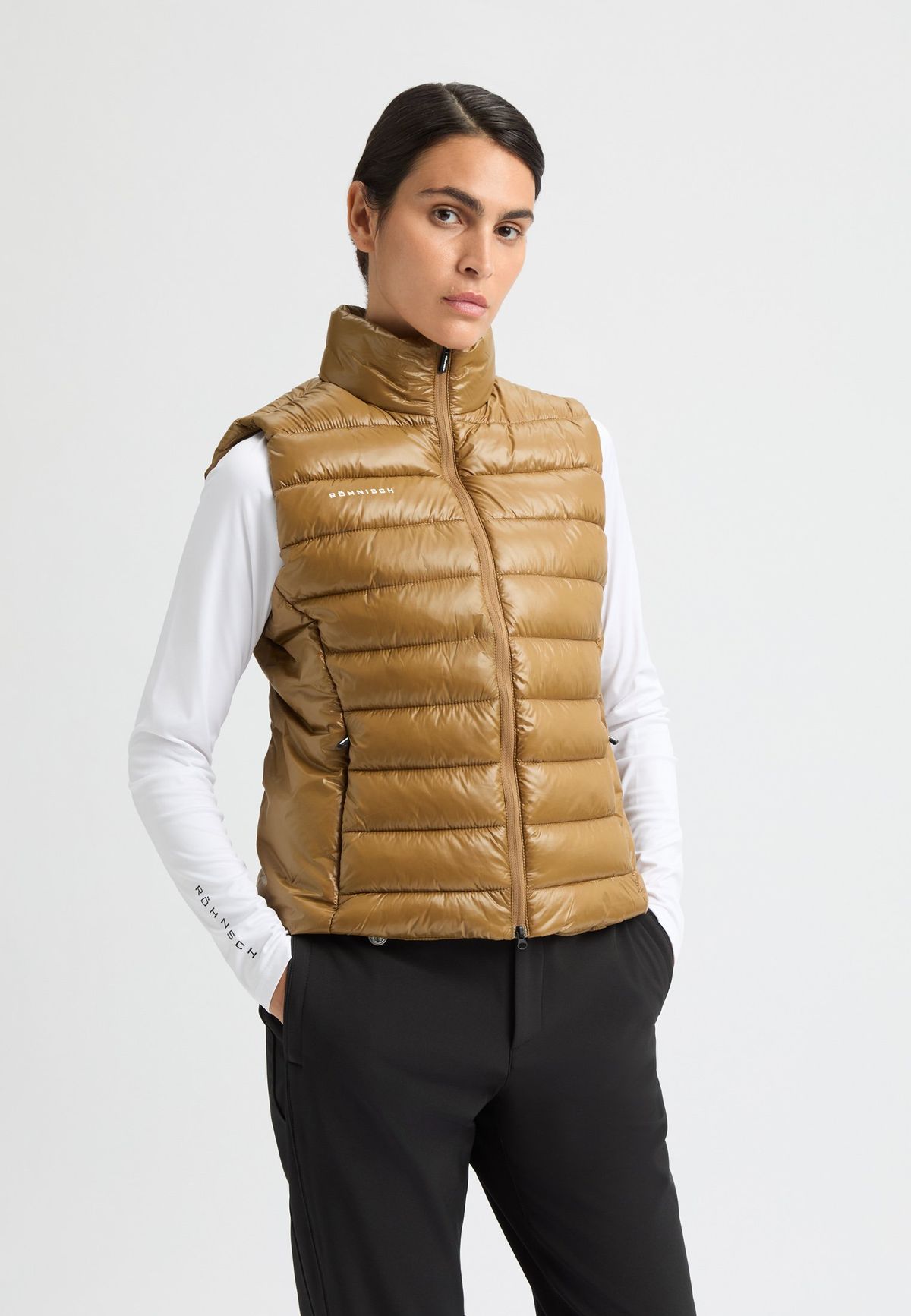 Airlite Golf Padded Vest, Nougat