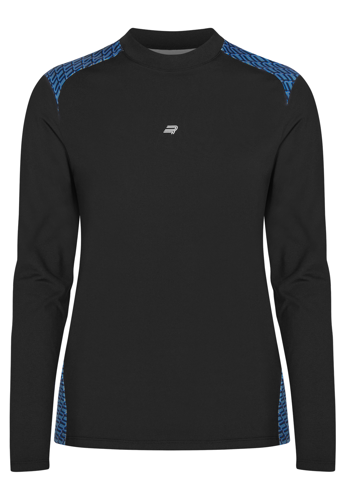 Eyra Brushed Long Sleeve Top, Black