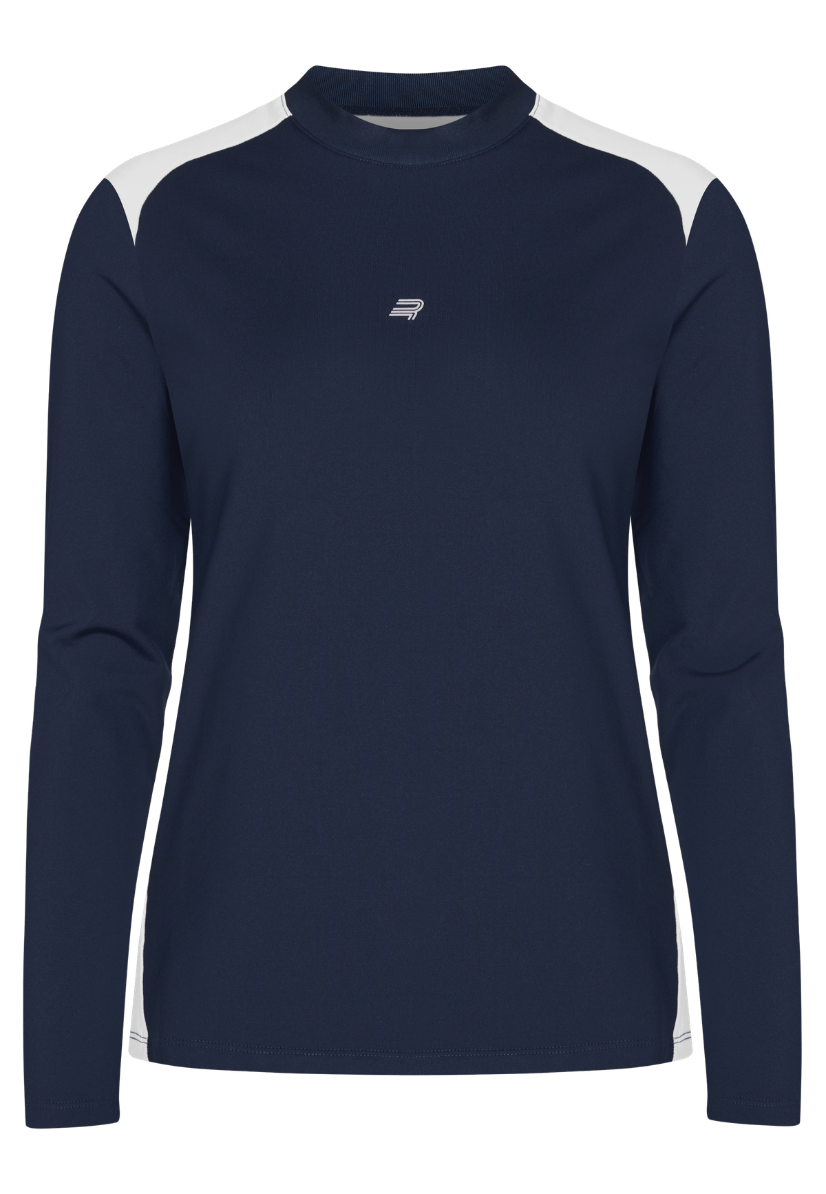 Eyra Brushed Long Sleeve Top, Navy