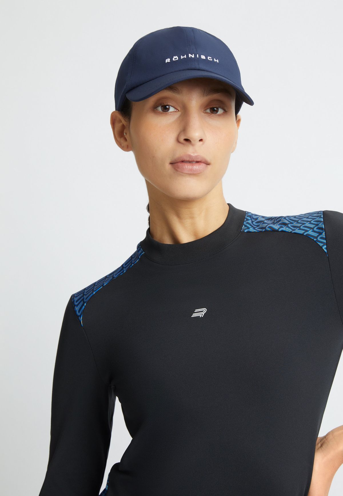 Eyra Brushed Long Sleeve Top, Black