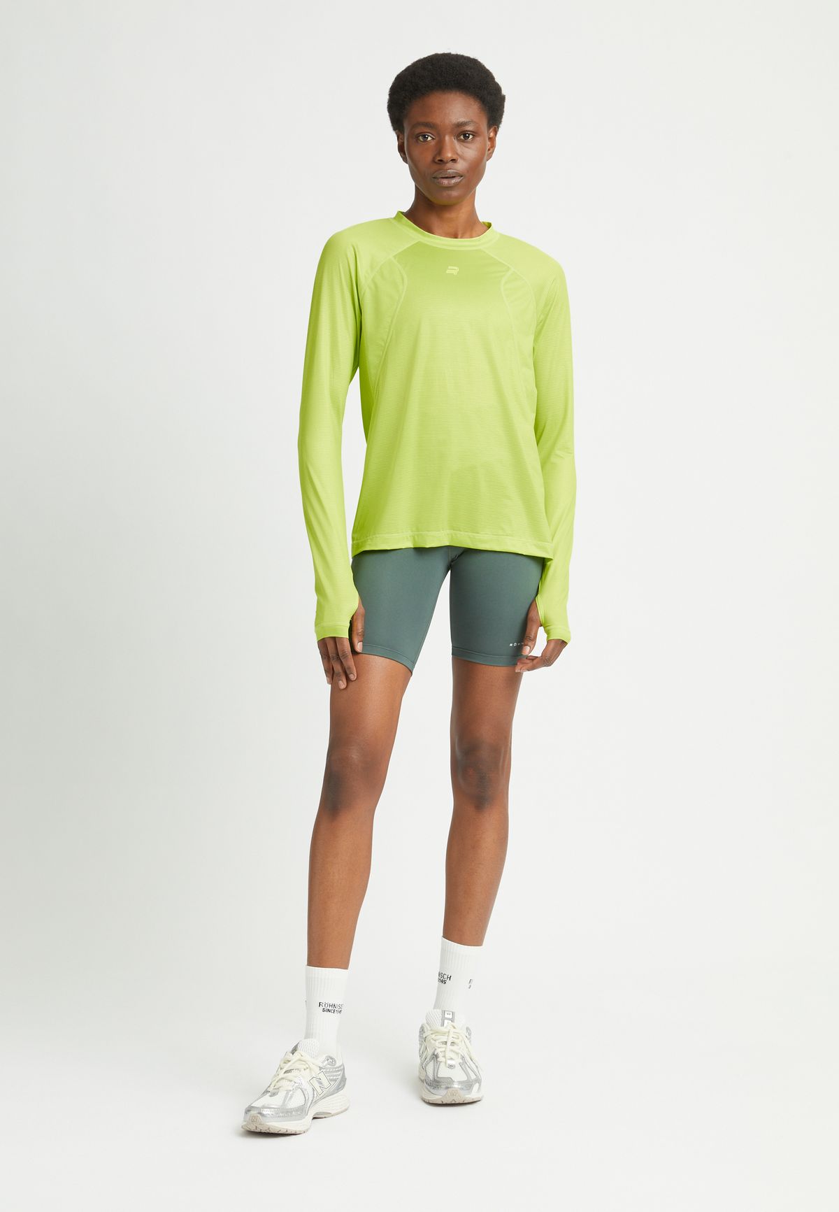 Snap Long Sleeve, Lime Punch