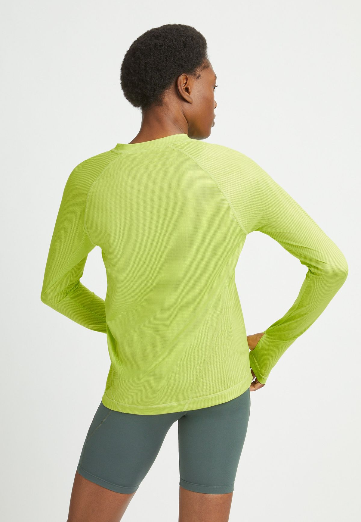 Snap Long Sleeve, Lime Punch